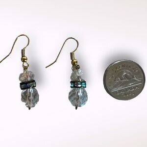SMALL dangly beaded earrings
